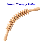 Massage Roller 16.7 Inches Manual Muscle Release 13 Rollers Anti Cellulite Stick Tool Wood Therapy Roller